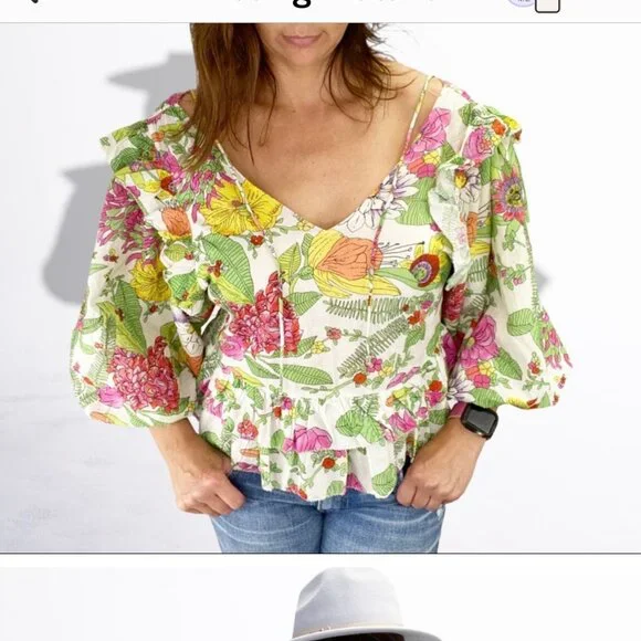 Love The Label Ruffle Reagan Blouse - Picture 5 of 8